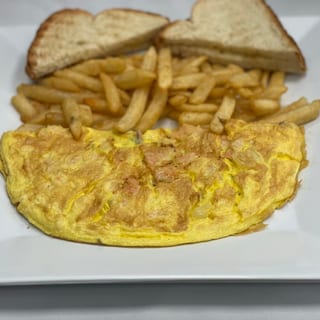 Lox & Onion Omelette